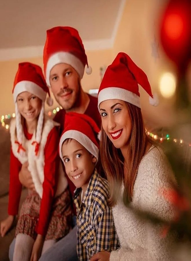 ascension Christmas Santa Claus Hat/Santa Claus Cap Merry Christmas Hat Cap for Christmas/Xmas Party Celebration (pack of 10) - Image 5